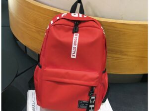กระเป๋าเป้สะพายหลัง กระเป๋าแฟชั่น สีแดง