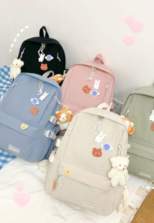 กระเป๋าเป้  กระเป๋าสะพายหลัง กระเป๋านักเรียน 5/ชิ้น ครบสี