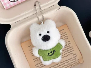 พวงกุญแจการ์ตูนน่ารักเวสต์ไฮแลนด์ลูกสุนัขตุ๊กตา จี้กระเป๋าเป้