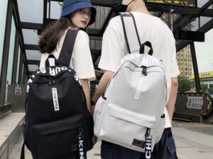 กระเป๋าเป้สะพายหลัง กระเป๋าแฟชั่น แพ็คคู่ 2/ใบ